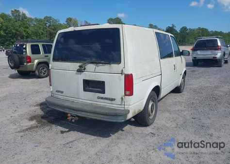 1998 Chevrolet Astro z USA, uszkodzony, nr VIN 1GCDM19WXWB192883